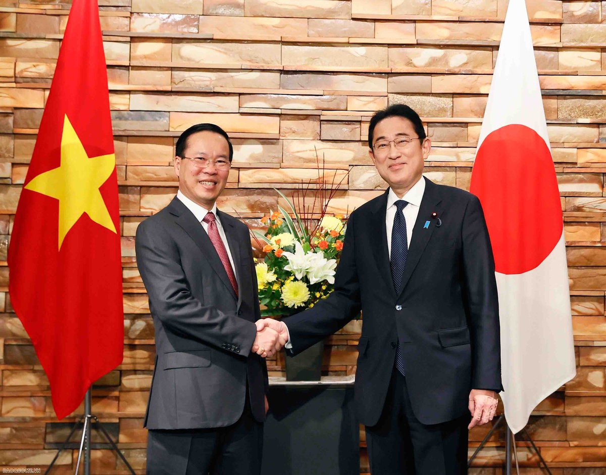 vukien90188219's tweet photo. Vietnam and Japan upgraded their comprehensive strategic partnership, after 50 years of establishing diplomacy
ベトナムと日本は外交樹立から50年を経て、包括的な戦略的パートナーシップを強化した
#VIETNAM #JAPAN https://t.co/xgyCmr5c1l