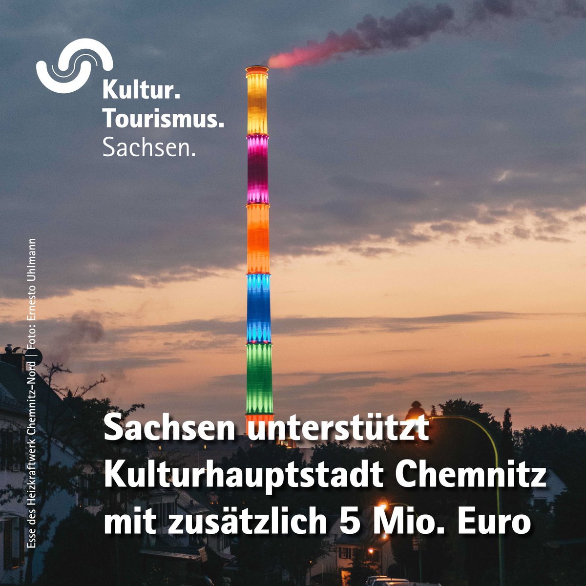 Sächsische Staatsministerin für Kultur & Tourismus (@smktsachsen) on Twitter photo Der Freistaat #Sachsen unterstützt die #Kulturhauptstadt <a href="/chemnitz2025/">Chemnitz 2025</a> mit weiteren 5 Mio. € für Vorbereitung & Durchführung des Programms. 💸📃 »Mit den zusätzlichen Mitteln bekommen die Macherinnen & Macher erheblich größere Planungssicherheit«, so Kulturministerin #Klepsch. Der Freistaat #Sachsen unterstützt die #Kulturhauptstadt <a href="/chemnitz2025/">Chemnitz 2025</a> mit weiteren 5 Mio. € für Vorbereitung & Durchführung des Programms. 💸📃 »Mit den zusätzlichen Mitteln bekommen die Macherinnen & Macher erheblich größere Planungssicherheit«, so Kulturministerin #Klepsch.