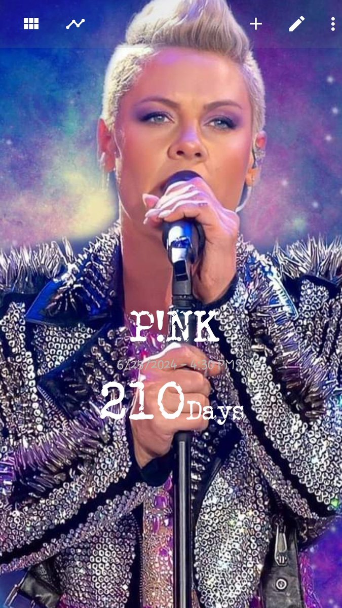 Omg...Cant wait...what a year its going to be celebrating turning 40 and seeing you for the 10th time @Pink 😍 #summercarnivaltour2024 #liverpoolanfield #25june