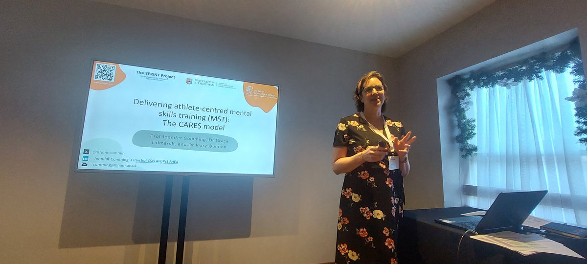 Oral Presentation! Delivering Athlete-Centred Mental Skills Training: The CARES Model. Jennifer Cumming, University of Birmingham. #DSEP2023