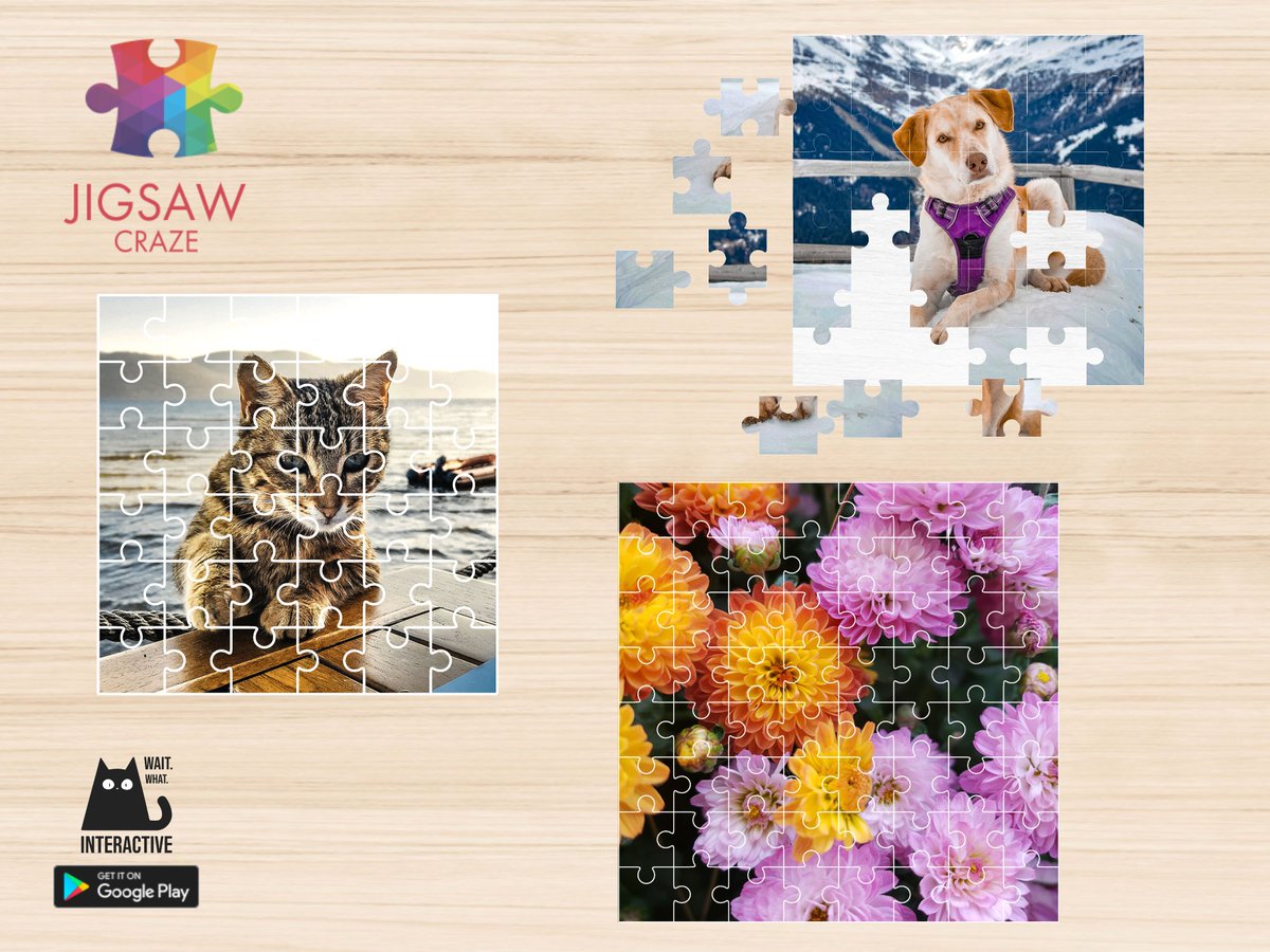 Jigsaw Craze Puzzles: peace and relaxation for you! 🧩✨ Immerse yourself in the fascinating world of jigsaw puzzles on your phone. Choose the most attractive photos, adjust the difficulty and enjoy the relaxing atmosphere. 💆‍♀️ ✨

#mobilegame #Puzzles #relaxation