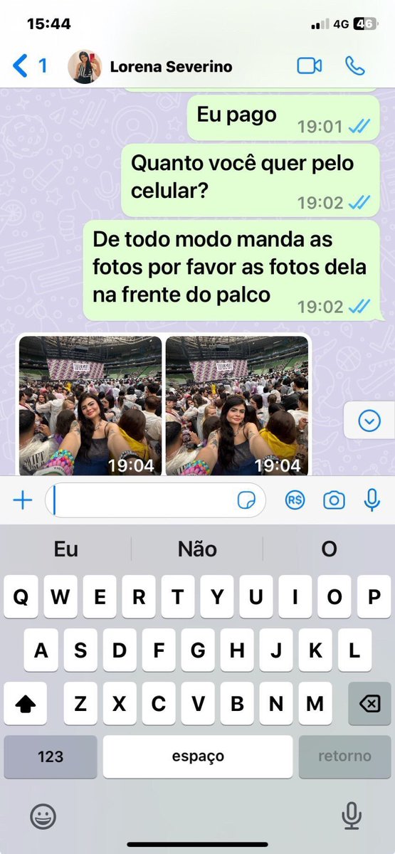 Olhaoclickbait's tweet image. 🚨 ATENÇÃO: 🚨 Fã de Taylor Swift tem 📱 roubado após o show da cantora em São Paulo, pede 📸 da apresentação e o ladrão envia arquivos. A jovem compartilhou os prints na rede e a história se tornou viral! 🌟 #TaylorSwift #RouboDeCelular