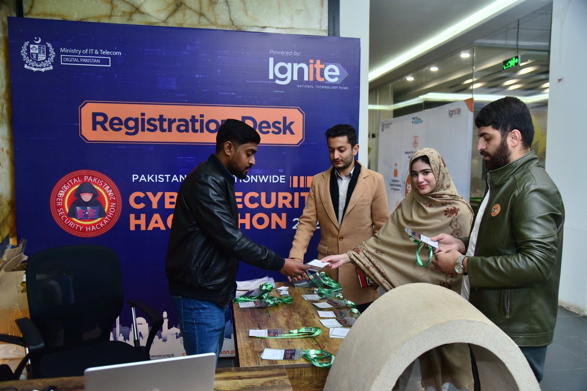 IgniteNTF's tweet image. 🔥 Explore the exciting moments happening at the exciting #QuettaHackathon2023! hosted at the NIC Quetta, immerse yourself in the live environment of coding, networking, and cyber challenges. #Hackathon2023 #DigitalPakistan #ChallengeAccepted 💪 #Ignite #MOITT
