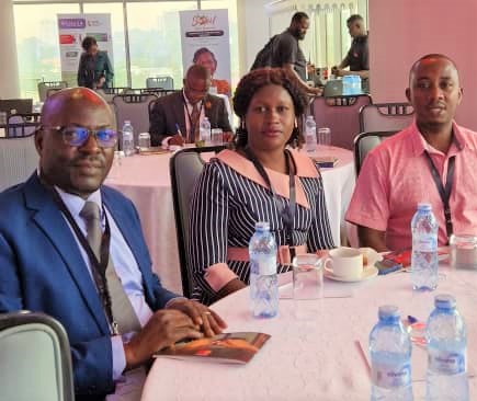 MCFMakerere's tweet photo. The Program Manager Ms. Jolly Okumu, Program Coordinator for E-learning Initiative @Makerere Prof. Muyinda Birevevu, today presented the University at a media round table organized by @MastercardFdn. The purpose of media engagement was to foster mutually beneficial partnership https://t.co/LSw9BQjwDc