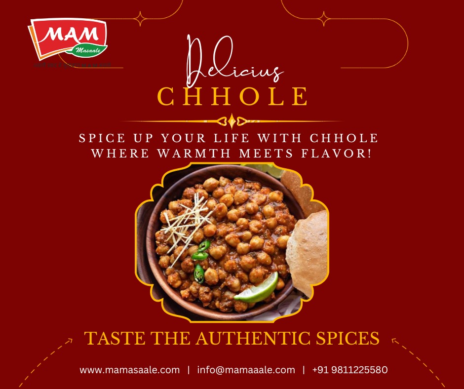 Chhole Masala | Mam Masaale

Elevate your chickpeas with our carefully curated blend of spices, creating a restaurant-quality chana masala right at home.
<a href="/mammasaale/">Mam Masaale</a> 

#MAMMasaale
#CholeMasala
#SpiceUpYourKitchen
#HomeCooking