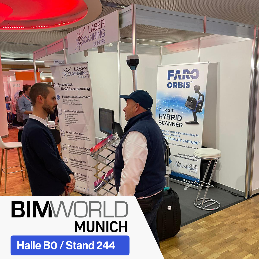 Laserscanningeu's tweet photo. Wir sind auf der @BIMWorld_DE MUNICH vor Ort. 👀✅

Schaut gern mal vorbei! Ihr findet uns in der Halle B0 am Stand 244. 📍

#bimworldmunich #exhibition #bim #messe https://t.co/T6SSJfwOYq