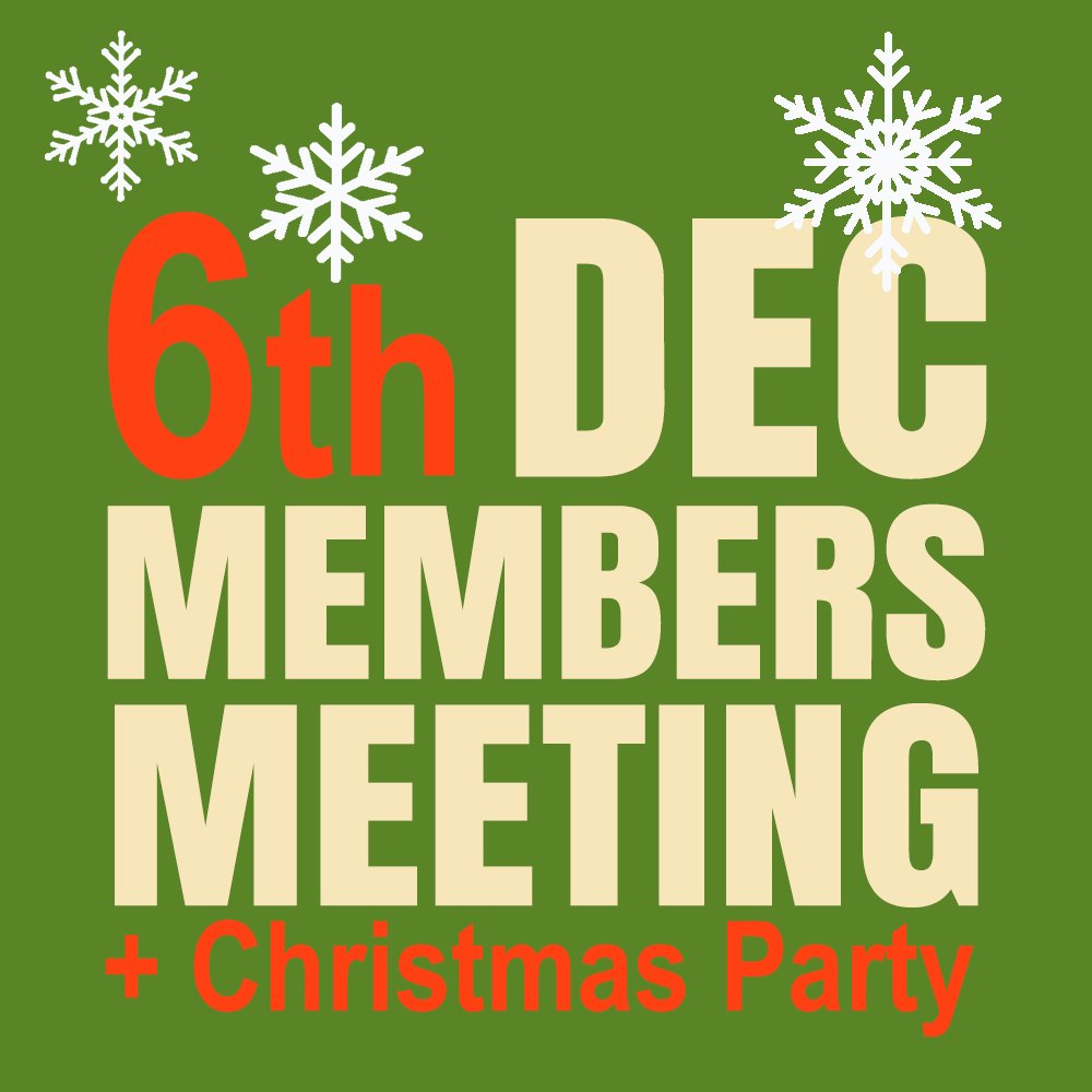 We're looking forward to seeing JCF Members at our monthly meeting next Wednesday the 6th of December at St Helier Parish Hall between 16.00 and 17.00.