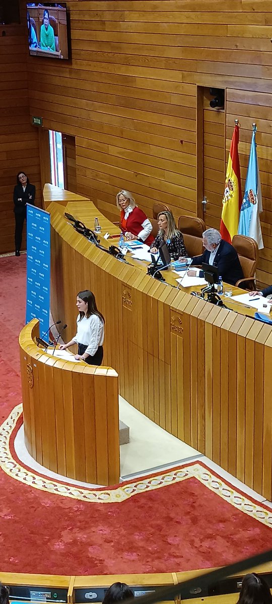 UNICEFGalicia's tweet image. Alejandra desde #Tomiño fala da necesidade de facer que cada familia,  escola, concello ou tamén das Redes Sociais, espazos seguros para os nenos e nenas. #AVozdaInfanciaGalega @Par_Gal