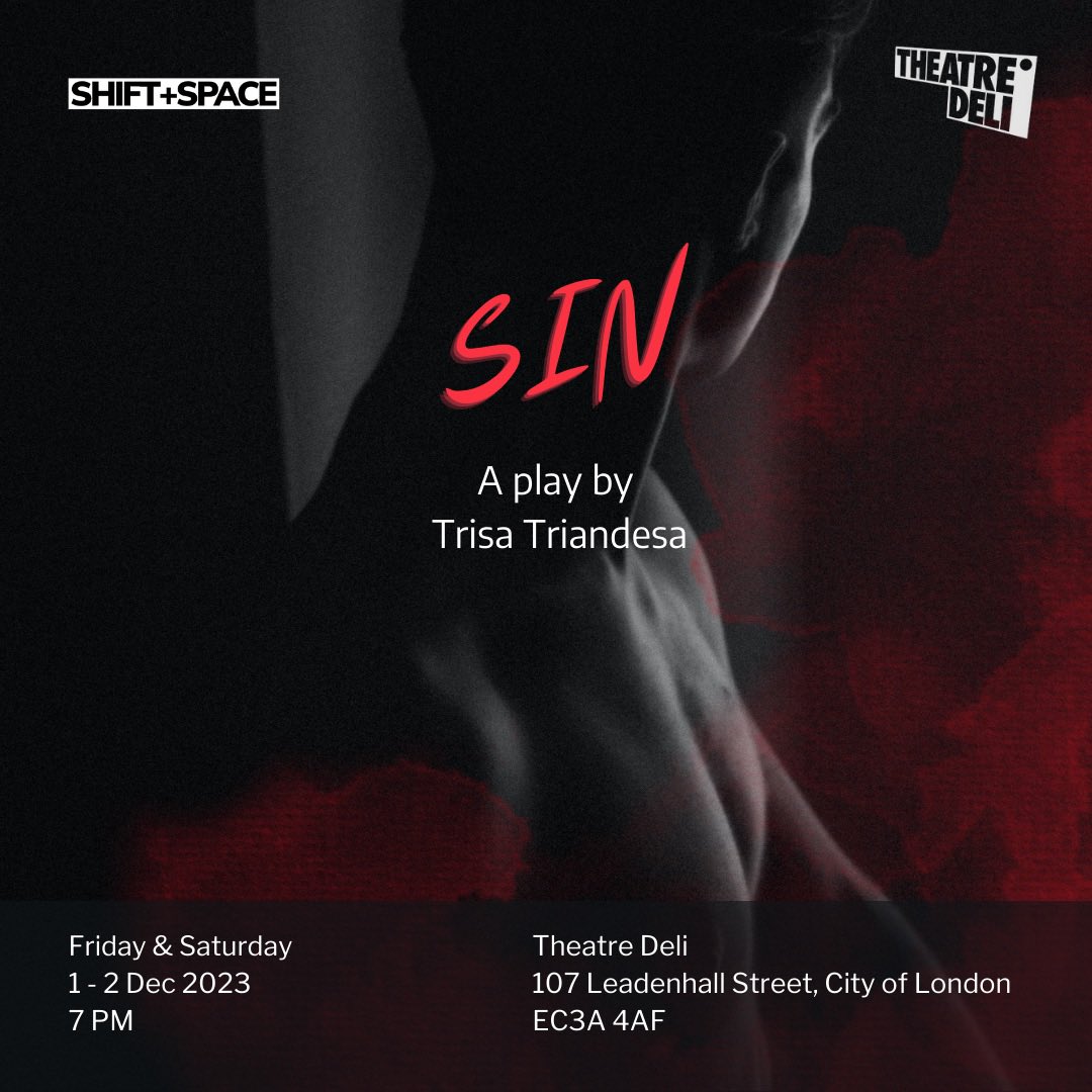 Remember when you were 17, exploring the world and your sexuality? 

This is what SIN is all about.

Come and follow Ricky, Paris, and Yusuf navigating their lives between school and nightlife <a href="/theatredeli/">Theatre Deli</a> 

theatredeli.co.uk/Event/enddates…

#lgbt #theatre #gay #besea