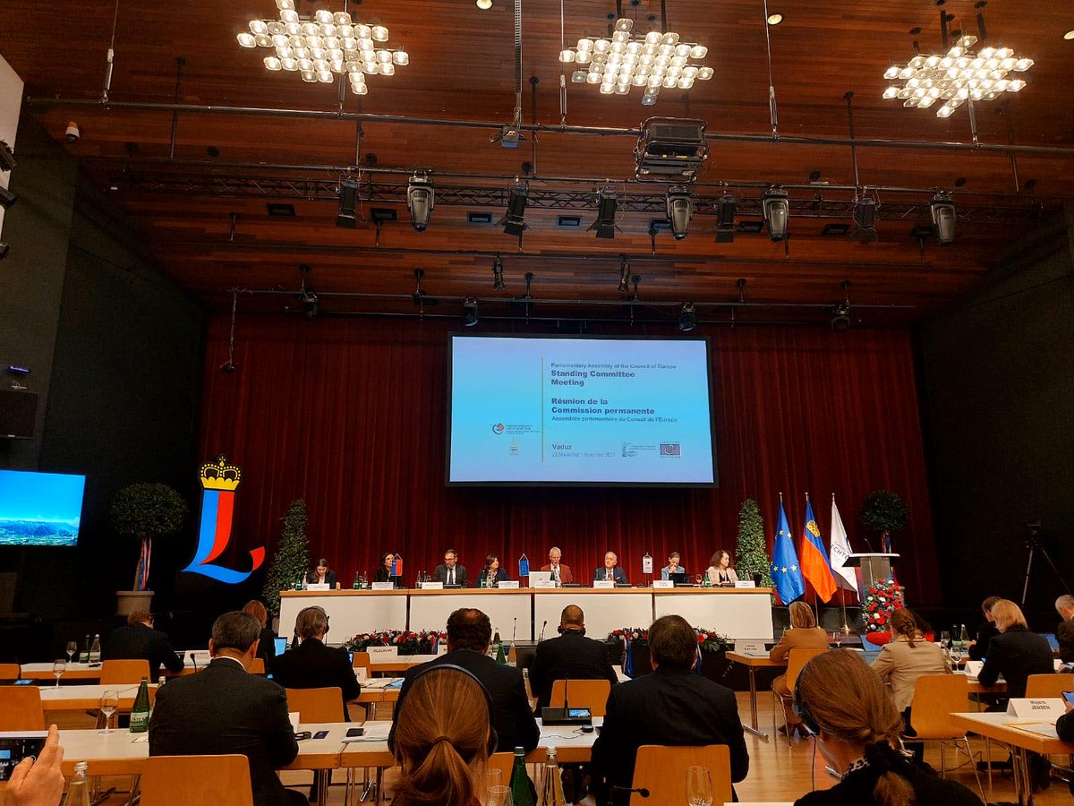 KosovaPace's tweet photo. Member of Kosova’s Delegation to @PACE_News, Mr. Enis Kervan, is attending the meeting of the Standing Committee, held in Vaduz, Lichtenstein, alongside the other  PACE delegations. Wishing Lichtenstein success in the six-month chairmanship of the Council of Europe. https://t.co/99PJptN4sE