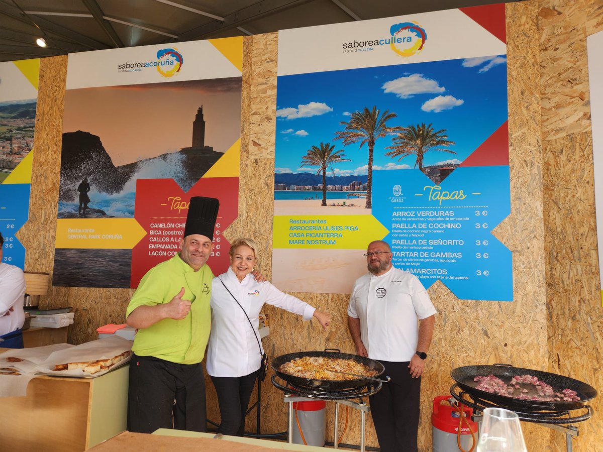 #Cullera ha participat aquestos dies en el Festival Enogastronòmic de #Lanzarote com a membre del Club @SaboreaEspana. Els Artesans de l’Arròs han estat aquestos dies promocionant la nostra destinació de la millor manera que saben, cuinant els millors arrossos en paella del món!