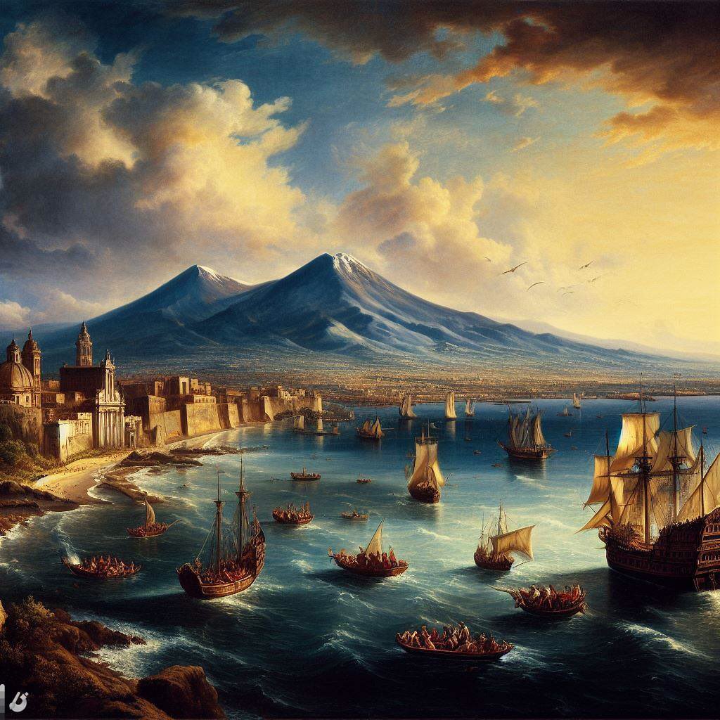 DiegoDeLucaX's tweet photo. #Napoli dipinta da Caravaggio, Monet, van Gogh, Picasso.
Può attraversare stili ed epoche: da qualsiasi prospettiva la si osservi, è un capolavoro 🤩
📸 A.I. https://t.co/sTHATahio4