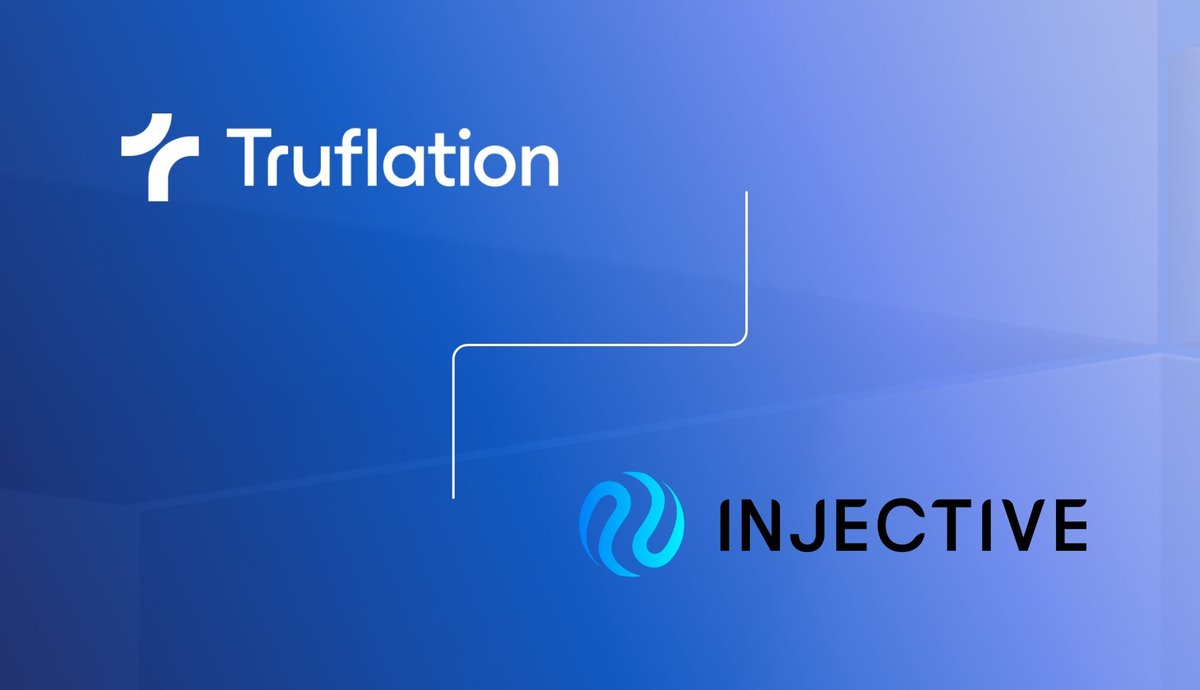 truflation's tweet photo. Truflation Integrates Injective, Driving Real World Assets & Decentralized Exchange Activity 

In our support for limitless markets, Truflation chose to integrate with the leading Layer 1 @Injective_ , and provide data toward RWA pricing and indexes to DEXs.

Truflation plans to launch the first futures commodity index exchange on Injective, which will further benefit users to trade indexes, futures, and derivatives on top of rare commodities.

Through the integration of Truflation’s real-time economic data feeds and indexes, any exchange or front-end application built on Injective can now effortlessly launch RWA-based indexes in a fully decentralized, on-chain environment.

Injective’s robust infrastructures, combined with Truflation’s data streams and price feeds in aggregate across commodities, metals, and precious metals and indexes, will prove to be invaluable for users.

Injective is a blockchain built for finance, launching a range of innovative dApps to power the evolution of DeFi. Truflation’s data is already powering @Helix, the premier DEX built on Injective. With further integration, the goal is to have Truflation’s proprietary data rolled out across the network.

More: https://t.co/4EG6dsNQg2