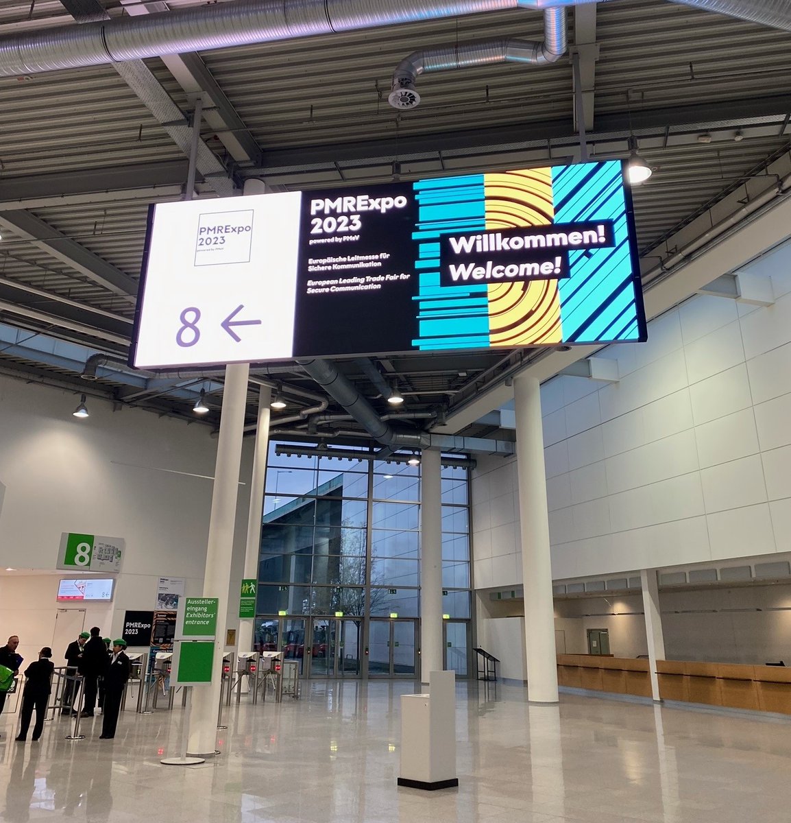 PeterJonesILG's tweet photo. We've had a busy exhibition programme this year, which we're rounding off with a visit to @PMR_Expo in Cologne, Germany.  Great to see @Sepura #TwoWayRadios mounted with Peter Jones #KlickFast solutions on the Selectric and Sepura stand! #PMRExpo #CriticalCommunications https://t.co/vquREZh41c