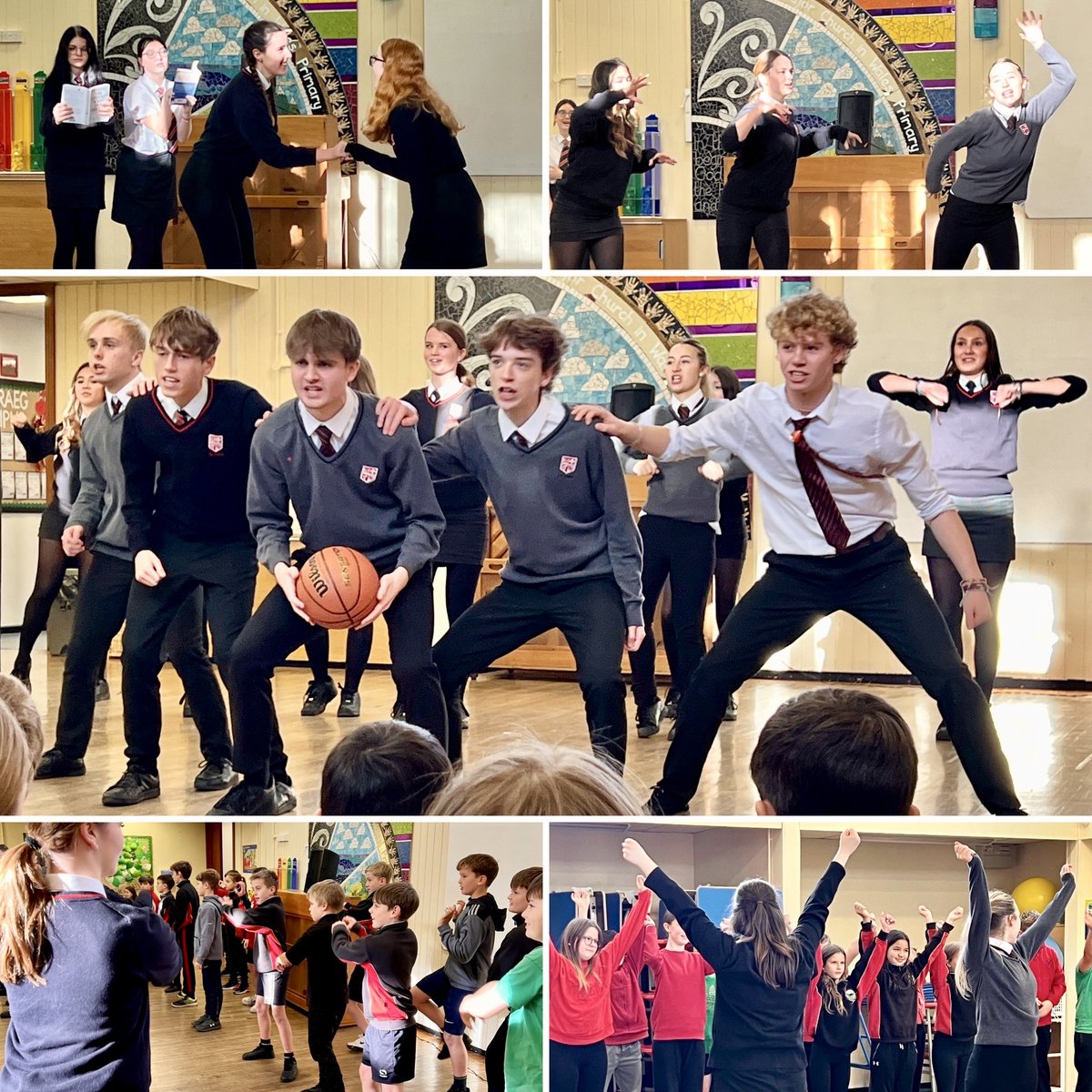 We had a cracking time @standrewsmajor to finish off our morning. Well done to all Yr6 pupils, you were fab! #StCyresChat #productionroadshow #schoolproduction 🎭💃🕺🎤