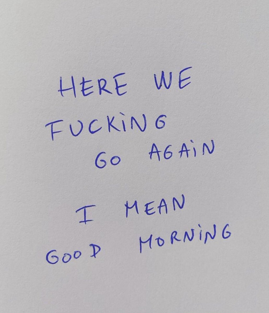 Good morning, sunshine’s ☀️ 

This is all I got. 🥱