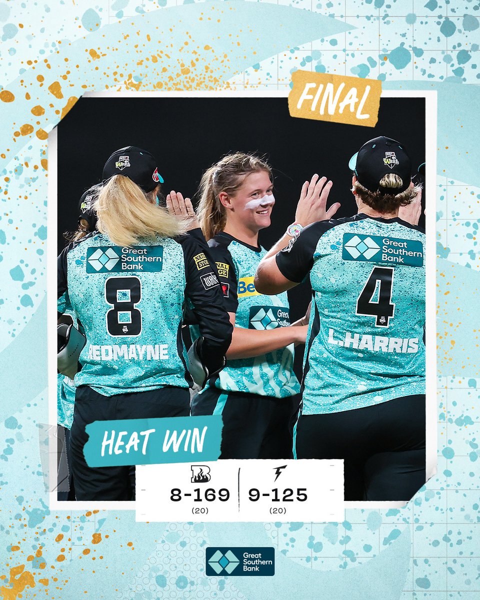 HeatBBL's tweet photo. Keeping the dream alive 🏆

#HEATWIN #WBBLFinals https://t.co/CPb0gqnB2N