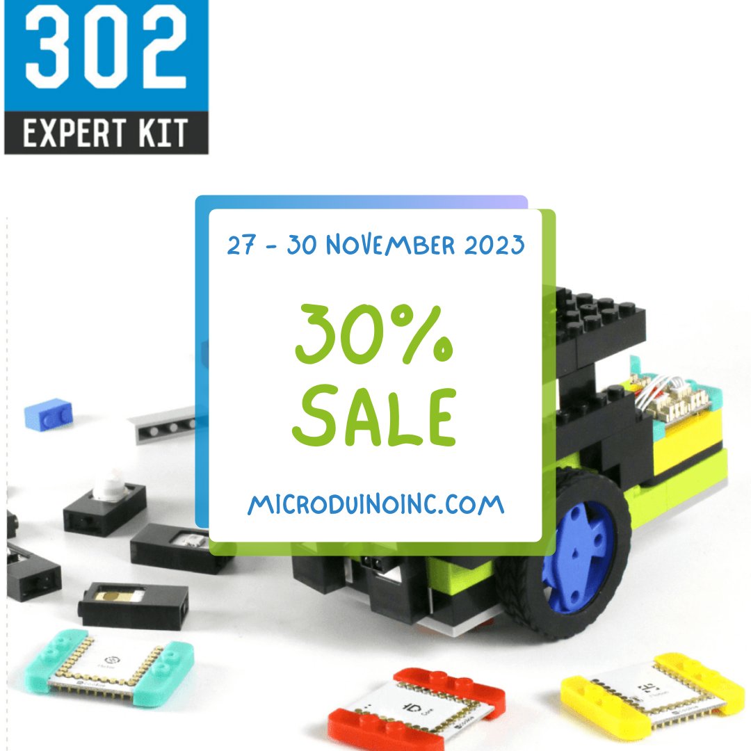 Get 30% off your purchase of this mCookie kit when you enter code "30OFF" at check out. Visit: microduinoinc.com/store to purchase yours today!  #mCookie #STEM #STEAM #STEMed #ThisIsSTEM #EdTech #Engineering #robotics #coding #scratch #STEMtoys #Microduino