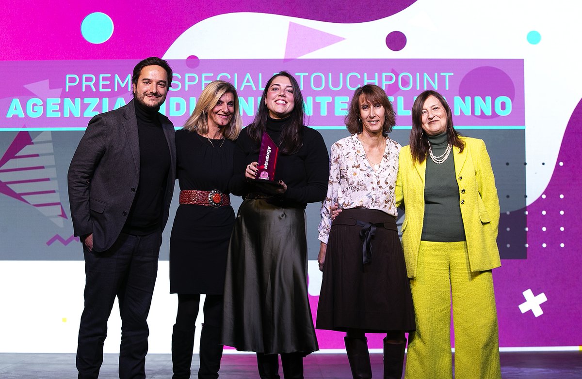 Vincere i #TouchpointAwardsStrategy2023 significa alzare l’asticella su cui d’ora in poi i direttori marketing e comunicazione ci misureranno. Siamo orgogliosamente "Agenzia indipendente dell’Anno" e molto del merito va a chi ha contribuito a tracciare la nostra #reputation