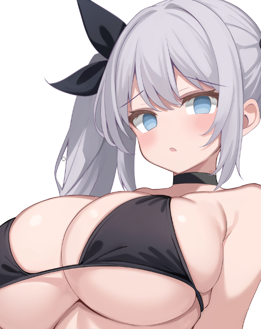 ちちをかいてる 