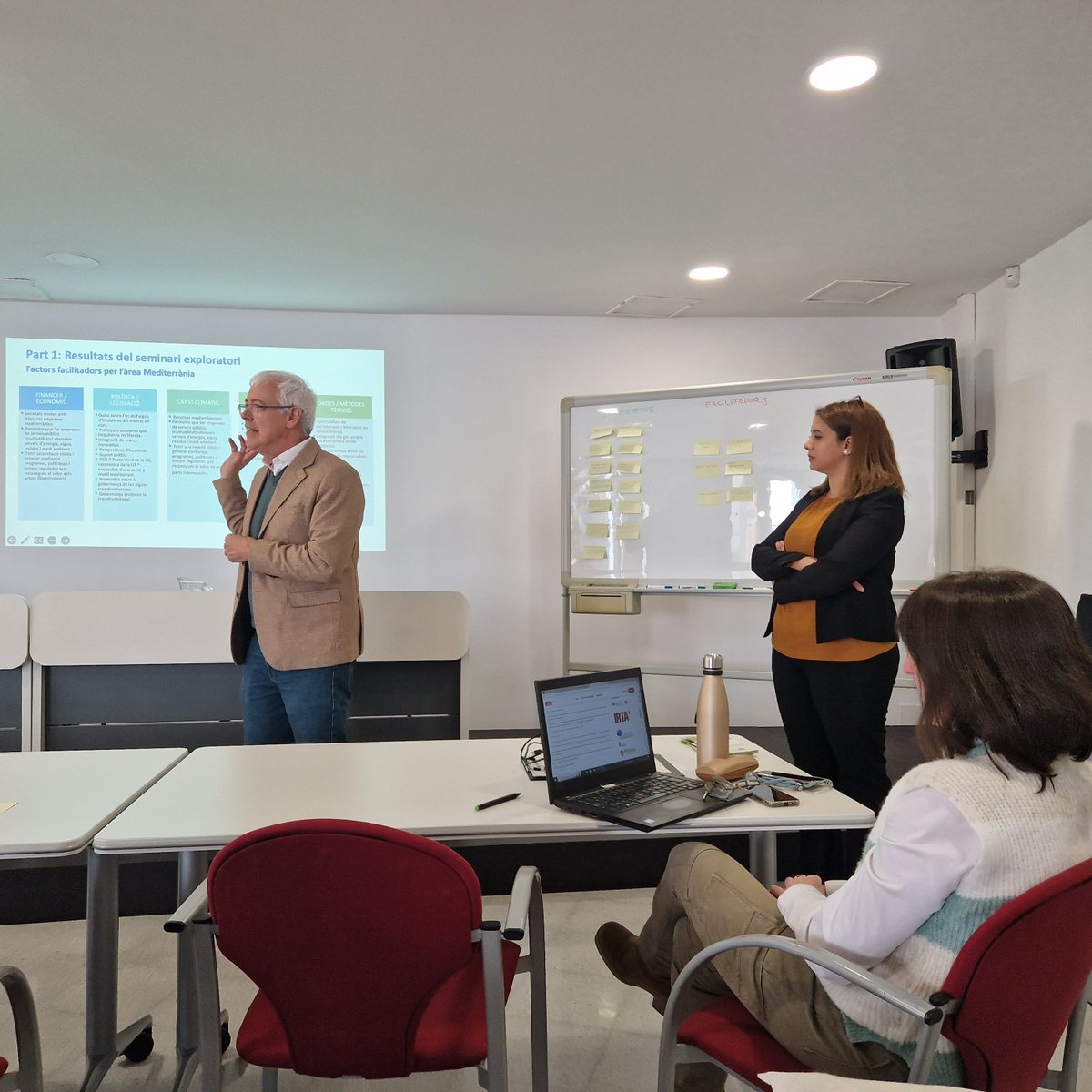 👥@ibtissem_taghou ha participat en la jornada 'Bioeconomia circular i nexe Aigua-Aliments-Energia i Ecosistemes' organitzada en el marc de @SureNexus

🔎♻️Ha presentat solucions i accions estudiades dins el projecte per impulsar un futur resilient per l'#agricultura catalana