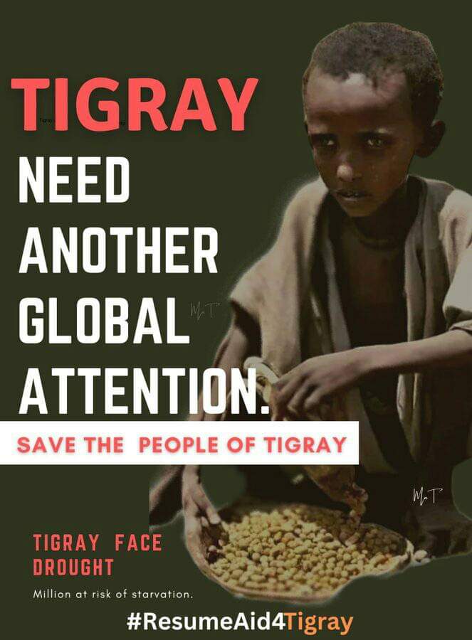 Geni_G13's tweet photo. People are dying of hunger in Tigray region

The #Tigray Regional Administration states that more than over 5M citizens need food aid intheTigray region.#AllowHumanitarianAccessToTigray #EndTigrayFamine #EndTigraySiege @USAIDSavesLives @USAmbUN @WFPChief @UN_Women @UN 
@Geni_G13 https://t.co/efW0s2Rnrx