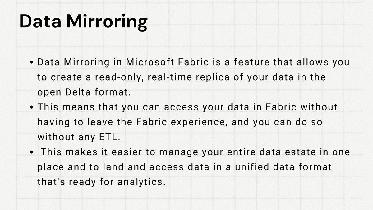 incredotech's tweet photo. Discover how data mirroring secures data consistency, accessibility, and resilience in our interconnected systems! Learn more below. #DataMirroring #DataProtection #DataResilience #DataReliability #MicrosoftFabric https://t.co/QcDoQGgO0e