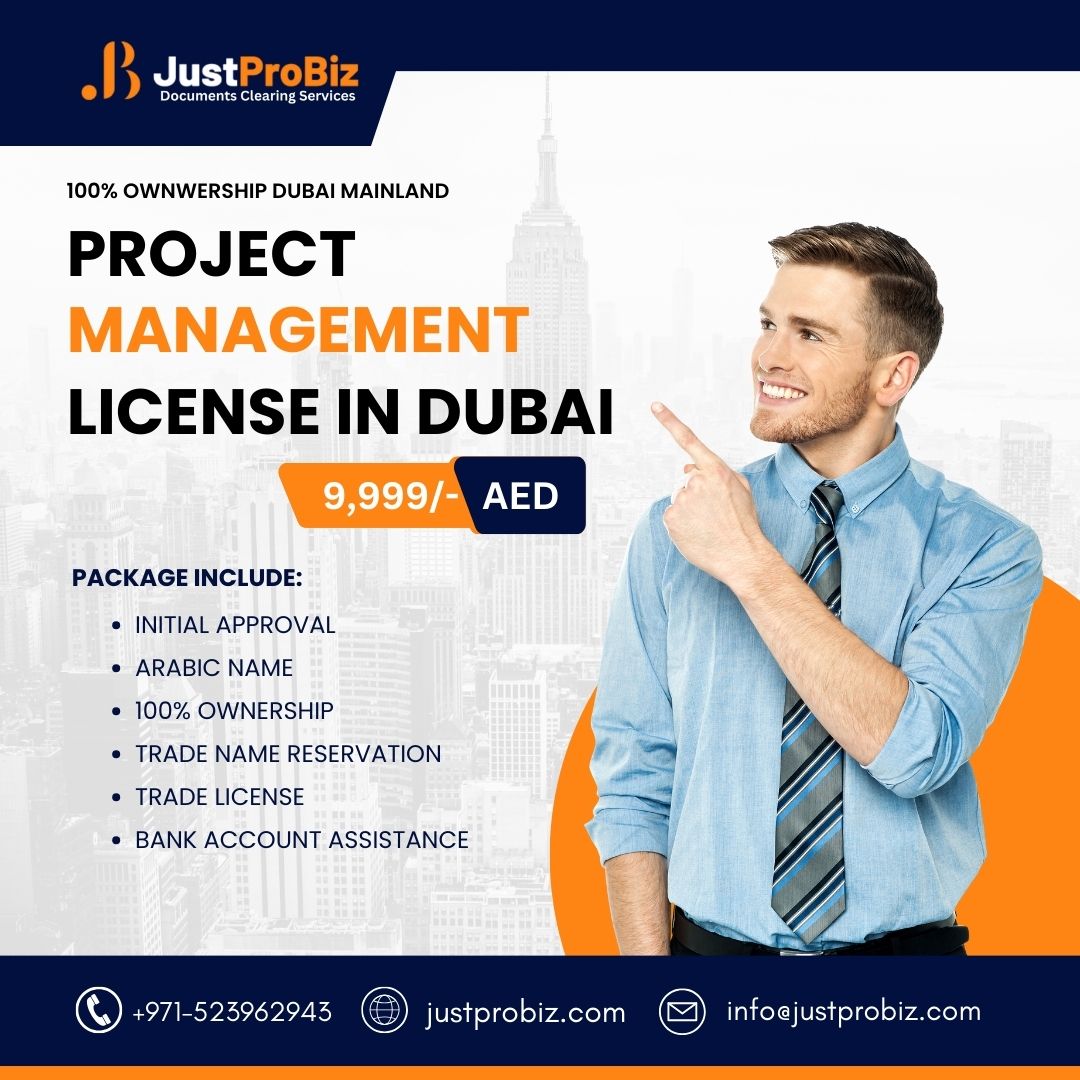 Dreaming of launching your own #ProjectManagement business in the bustling city of Dubai? Look no further! #justprobiz is your trusted guide through the entire licensing process.

 #DubaiBusiness #ProfessionalLicense  #DubaiLicense #CareerGrowth #StartupSuccess #Entrepreneurship