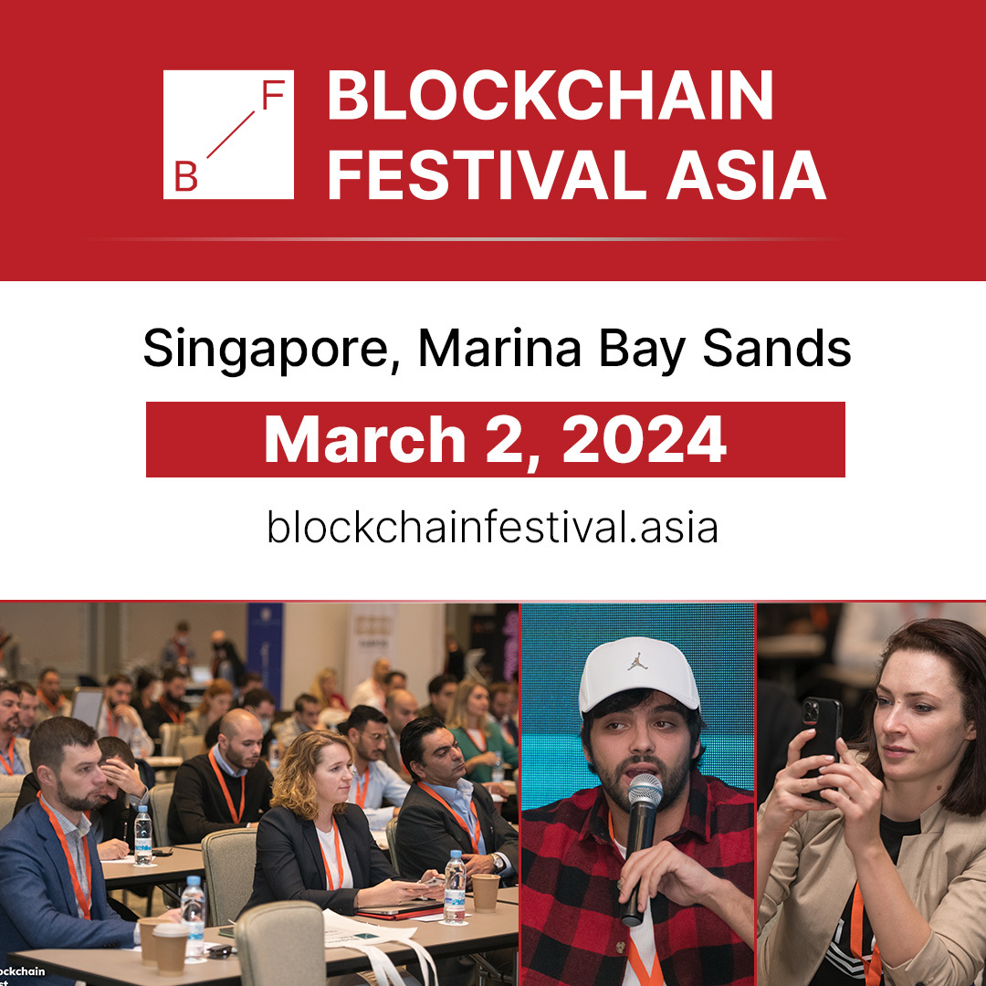 CoinGapeMedia's tweet photo. 📣 Join the @blockchain_fest Asia 2024 with @CoinGapeMedia in 🇸🇬 Singapore on March 2. 🗓

🔥 Organized by #FINEXPO, this event dives deep into blockchain's latest trends, from #DeFi to #NFTs. ⚡️

https://t.co/zScr8Bmq5e https://t.co/JqqwV9ShNd