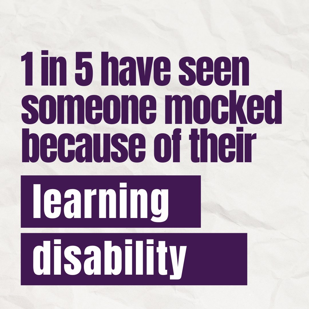 💔 1 in 5 have seen someone mocked because of their learning disability, a new survey finds.

"It created a hatred for myself. A hatred that I was different." Jimmy added: "You feel like the odd one out, and you don't get why."

👉Read more here: news.sky.com/story/one-in-f…