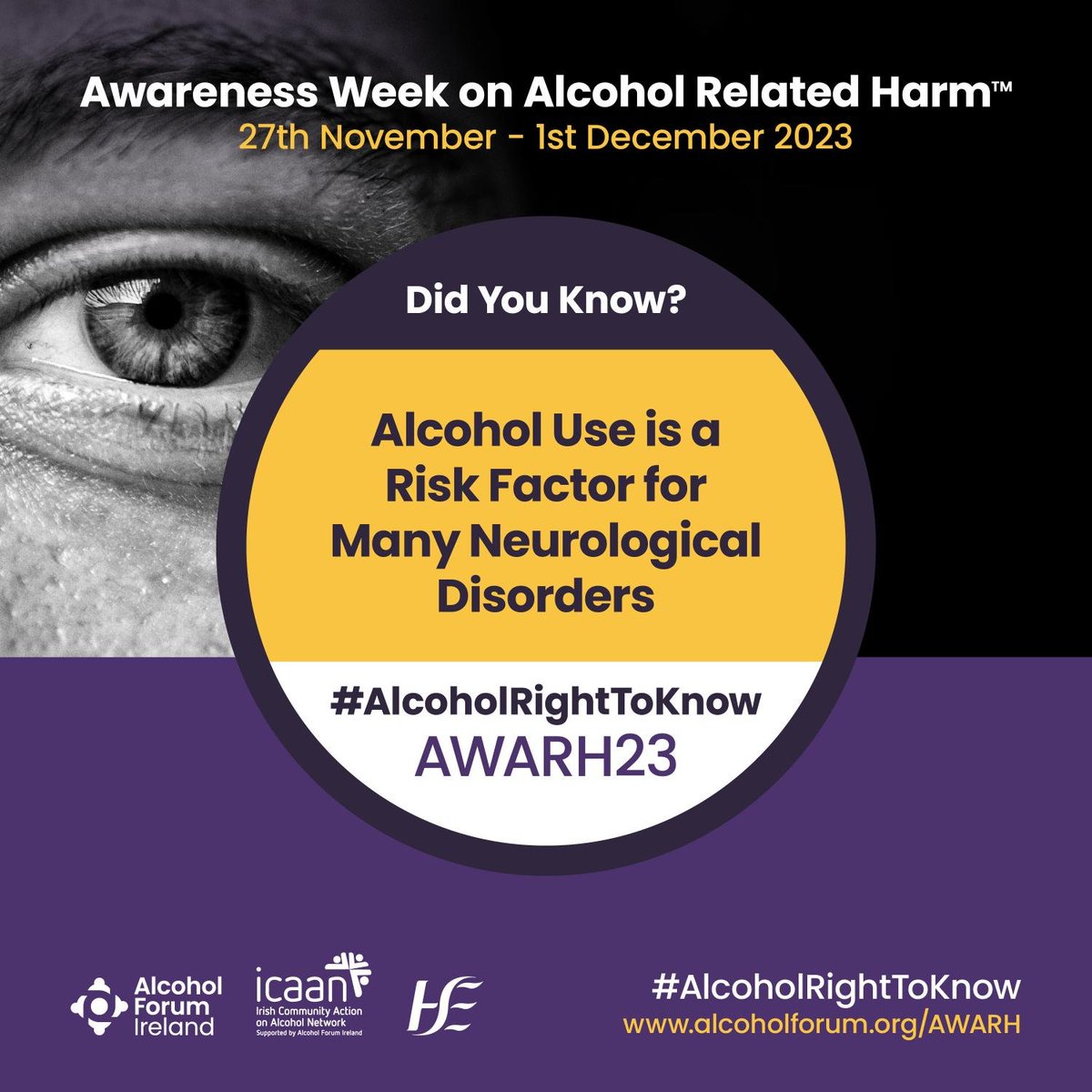 DAY 2 Alcohol is a neurotoxin – it can cause damage to your brain & nervous system & plays a significant role in the onset & course of many neurological disorders including epilepsy, dementia, and alcohol related brain injury.