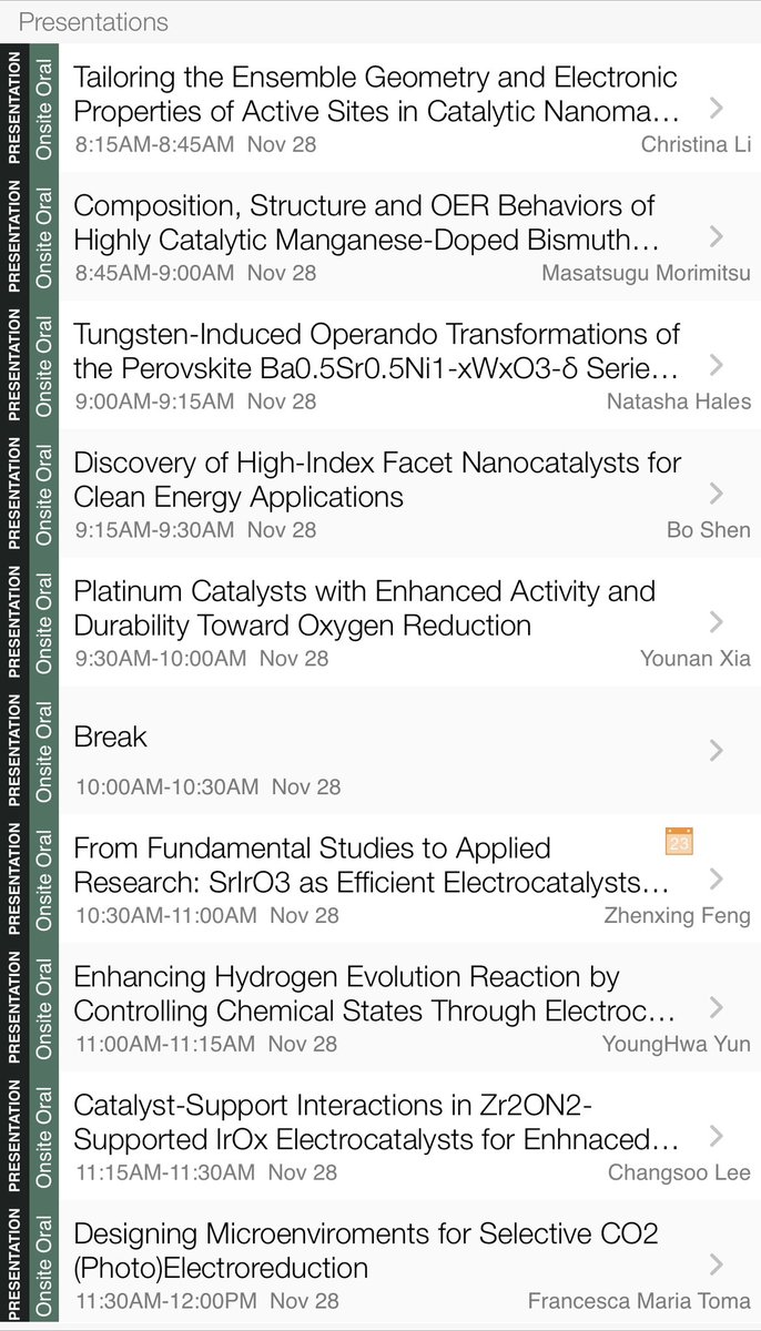 Sen Zhang (@dr_s_zhang) on Twitter photo Tuesday morning session invited speakers: Profs. Christina Li <a href="/theligroup/">The Li Group</a> Younan Xia, Zhenxing Feng <a href="/FengEnergyLab/">Zhenxing Feng</a>, and Francesca Toma <a href="/FMTLabs/">Francesca M. Toma</a>! Hynes level 3, room 310 Tuesday morning session invited speakers: Profs. Christina Li <a href="/theligroup/">The Li Group</a> Younan Xia, Zhenxing Feng <a href="/FengEnergyLab/">Zhenxing Feng</a>, and Francesca Toma <a href="/FMTLabs/">Francesca M. Toma</a>! Hynes level 3, room 310