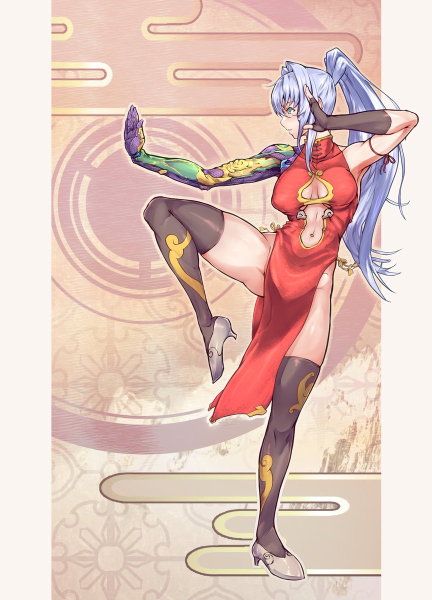 #いいニーハイの日 過去再掲じゃけど今でもお気に入りのうちの子ニーハイ