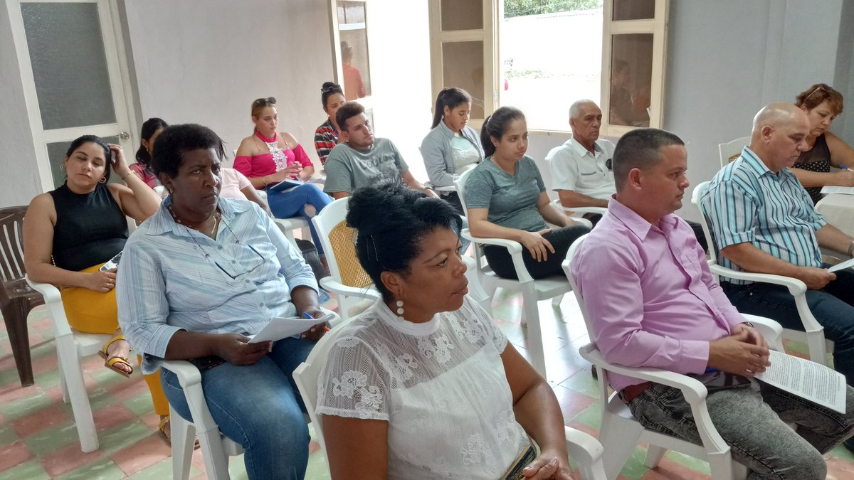 Núcleo del Partido de la @AmppLosPalacios evaluó el trabajo durante la etapa en Asamblea de Balance.
#8voCongresoPCC #CultivandoRevolución #PorNuevasVictorias 
                                    ⬇️
 lospalacios.gob.cu/es/actualidad/…