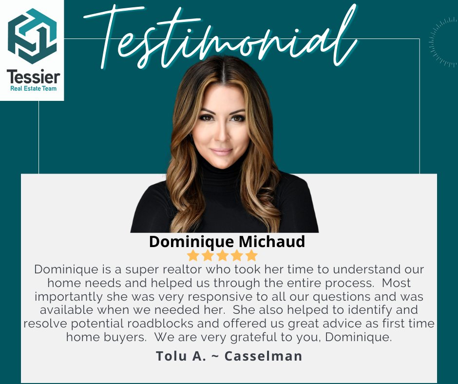 🙌Heartfelt thanks to Tolu, an amazing first-time home buyer! 

TessierTeam.ca  |  613-443-4300

#FirstTimeHomeBuyers #ClientTestimonial #TessierTeam #ExitRealtyMatrix #ottawarealestate #cornwallrealestate #findarealtor #localrealestateagent