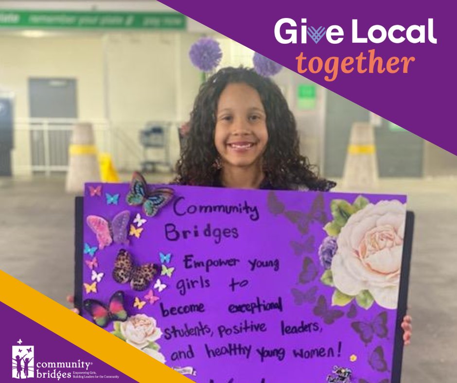 Happy #GivingTuesday!!! Every dollar makes a real difference! If you’re passionate about empowering girls from diverse backgrounds to become exceptional students, positive leaders and healthy young women, support us before midnight at: givelocaltogether.org/o/community-br… #GiveLocalTogether