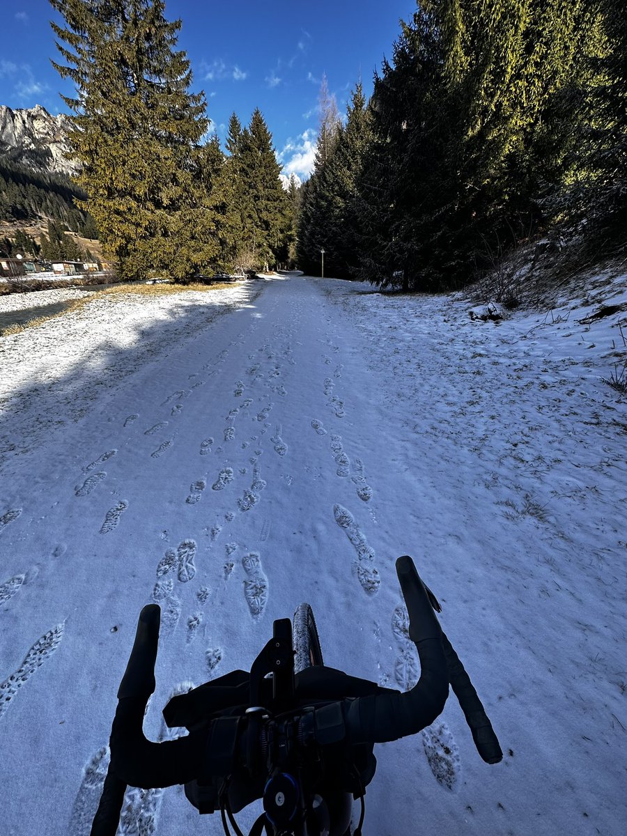 chiarab70's tweet photo. Potevo forse non approfittare?
E si sono una schiappa.
Le ripartenze dalla neve fresca e alta…meh
Scivolata su un lastrone di ghiaccio e scesa di sedere
Devo mangiarne ancora di pastasciutta
L’importante è vincere i timori
#PedalaPedala🚵🏻♀️ #DiarioDiUnaSchiappa🥳 #pausepranzo https://t.co/wYZ5yjR7jA