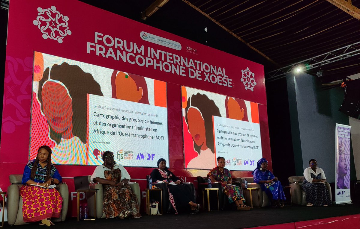 awdf01's tweet image. La présentation de  la Cartographie d'Organisations Féminines et féministes en Afrique francophone de @awdf01 et @FJS  au Forum Féministe de @fxoese à Lomé ! Explorez ce rapport captivant ici: bit.ly/CartographieFJ…