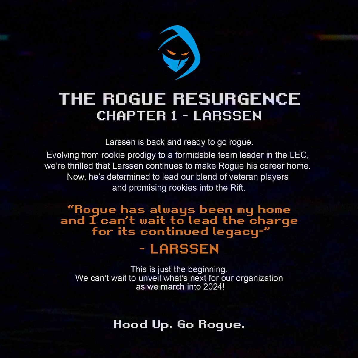 Running it back Rogue. The ginger god's reign continues 👑 
#hoodup #gorogue