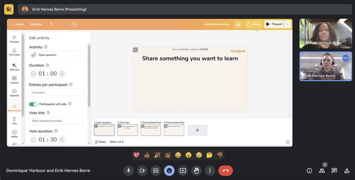 APSITDominique's tweet image. Great meeting this morning with @BerreEirik of @curipodofficial. I can't wait to share this resource with my teachers. I know they will be amazed! 🙌🏾 @APSInstructTech @apsitnatasha @apsitjen @ahrosser #edtech #APSITInspires