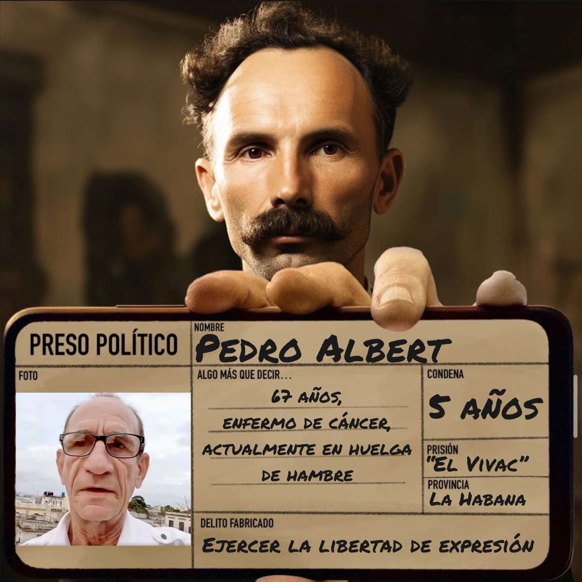 SailydeAmarillo's tweet photo. En la #Cuba que integra el Consejo de #DDHH de la @ONU_es, hoy intentan sumar a Alina Bárbara a una lista que excede los 1,000 presos políticos, mantienen a Pedro Albert incomunicado, excluyen a ciudadanos por expresarse, los reprimen, los torturan y los matan. https://t.co/5D8stg8ZF8