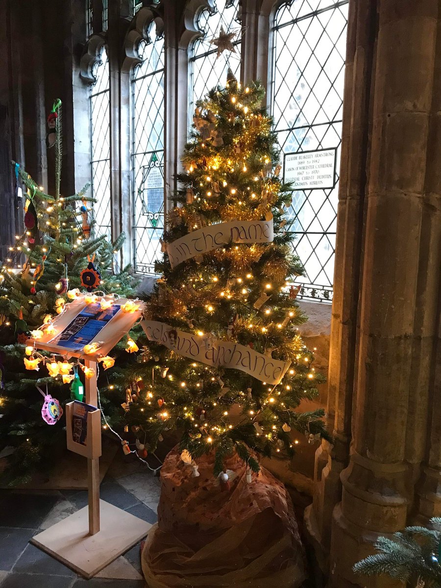 Can you find our tree at this year's @WorcCathedral #ChristmaasTreeFestival 7 Dec - 14 Jan? Dozens of sparkly trees to thrill the family. No need to book! worcestercathedral.org.uk/whats-on/chris… #Worcester #findourtree #guessthecarol