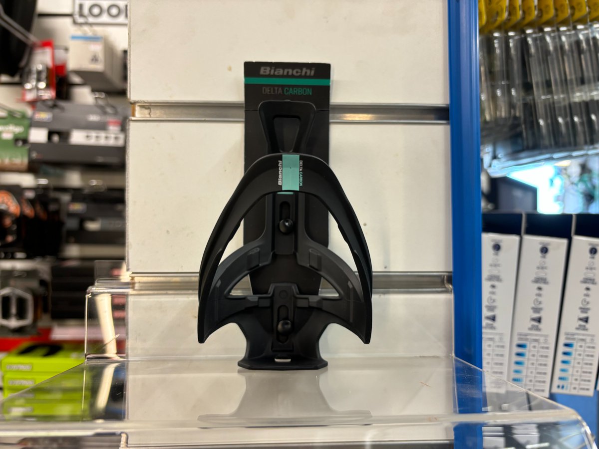 Here we have Bianchi's new Gral &amp; Delta Carbon bottle cages, alongside their beautiful bottles available in 550ml &amp; 750ml. These have been out the box for an hour &amp; 3 bottles &amp; 2 cages are already away!

Pop in-store or buy online to guarantee yours. 👇acsprestwick.co.uk/store/Bottle-C…