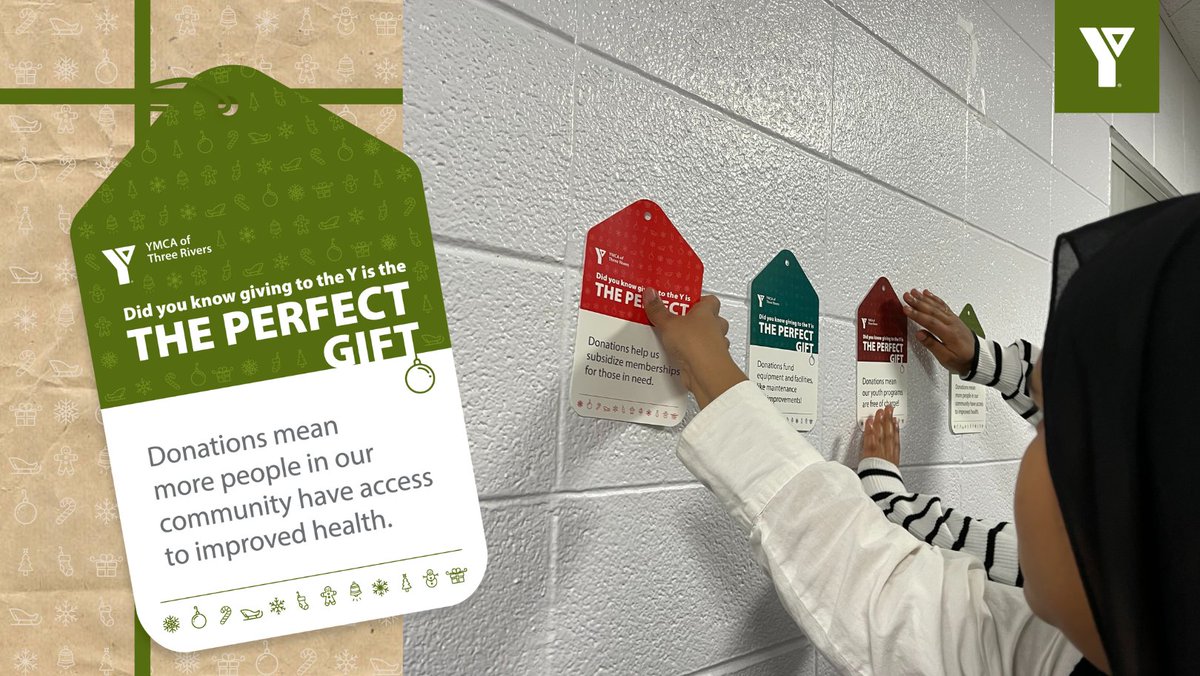 Join in the generosity of #GivingTuesday by supporting your Y. Every donation is a gift of hope, encouragement, and wellness to your community. Give the Perfect Gift today: bit.ly/PERFECTGIFT23