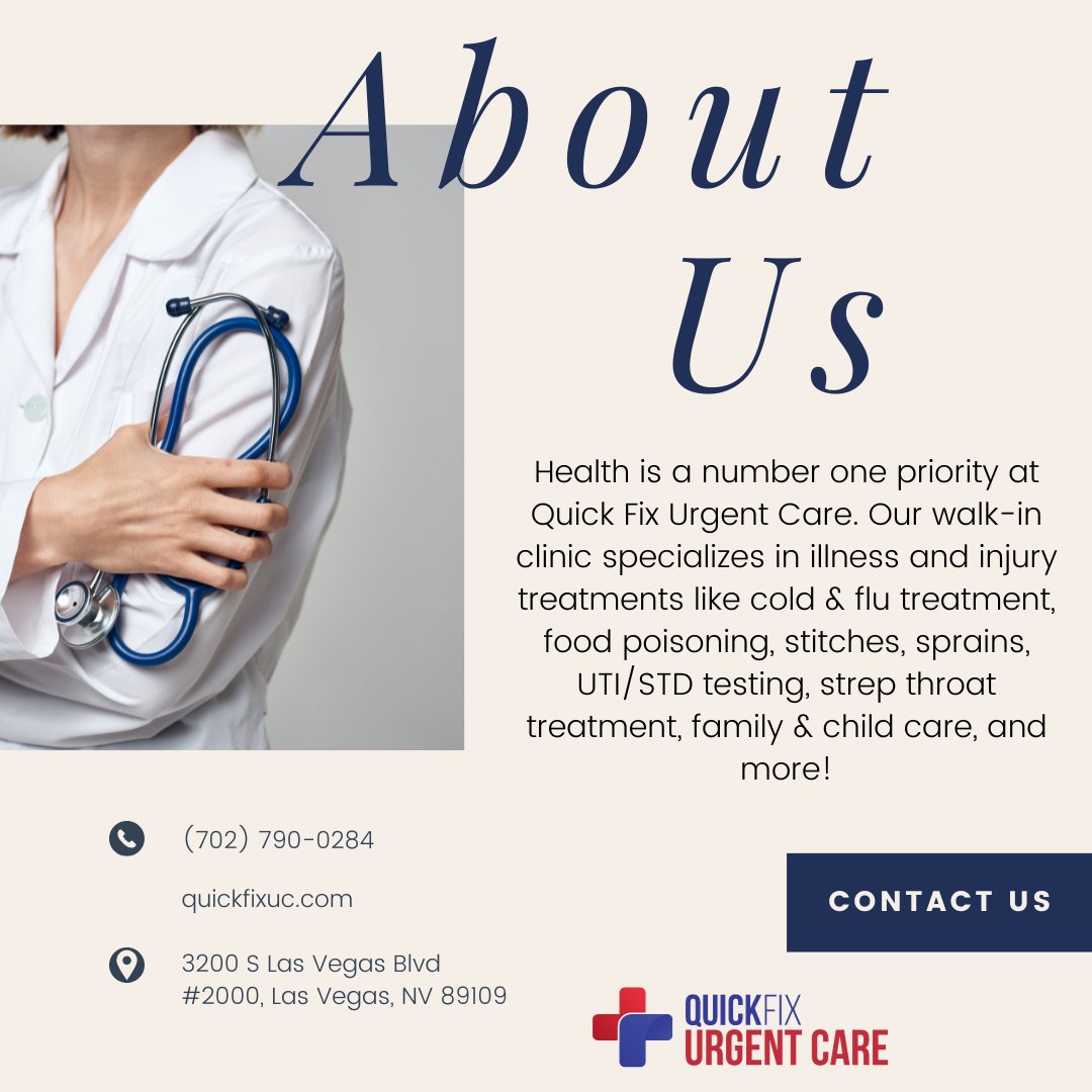 QuickFixUC's tweet image. At Quick Fix Urgent Care, we&apos;ve got you covered for all things health-related.