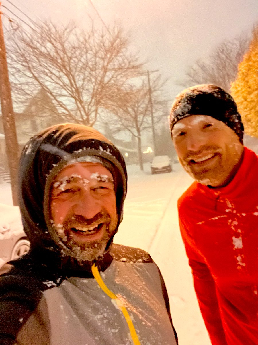 Only 2 &amp; change but worth it to say we did it! <a href="/LakewoodOhio/">City of Lakewood</a> has the main roads pretty clear so far! Be careful out there.