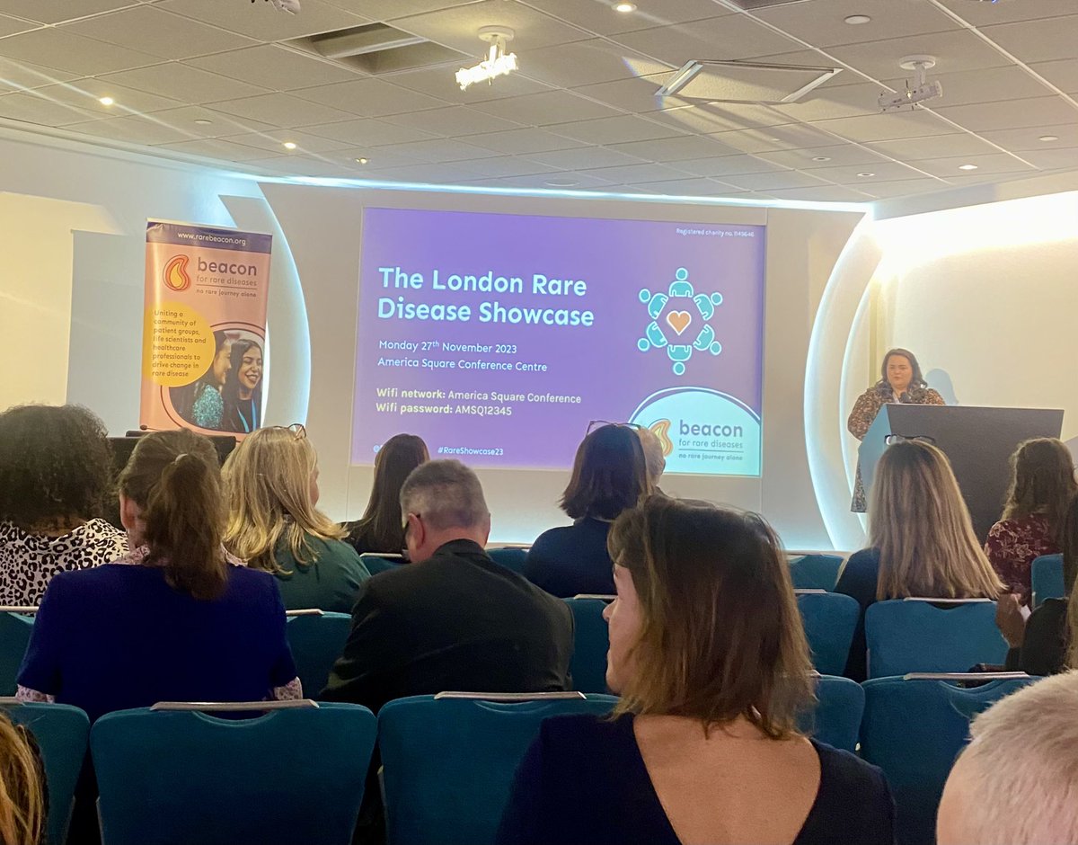 TheWoollard's tweet image. The UK #raredisease community was out in force yesterday for @RareBeacon’s #RareShowcase23 🦓 Superb talks involving system-wide stakeholders.

Group 📸 w/ Lorna Allen (@cftrust) &amp;amp; Nick Meade (@GeneticAll_UK), co-members of @CGTCatapult’s ATMP Engage initiative.

@PulseInSync