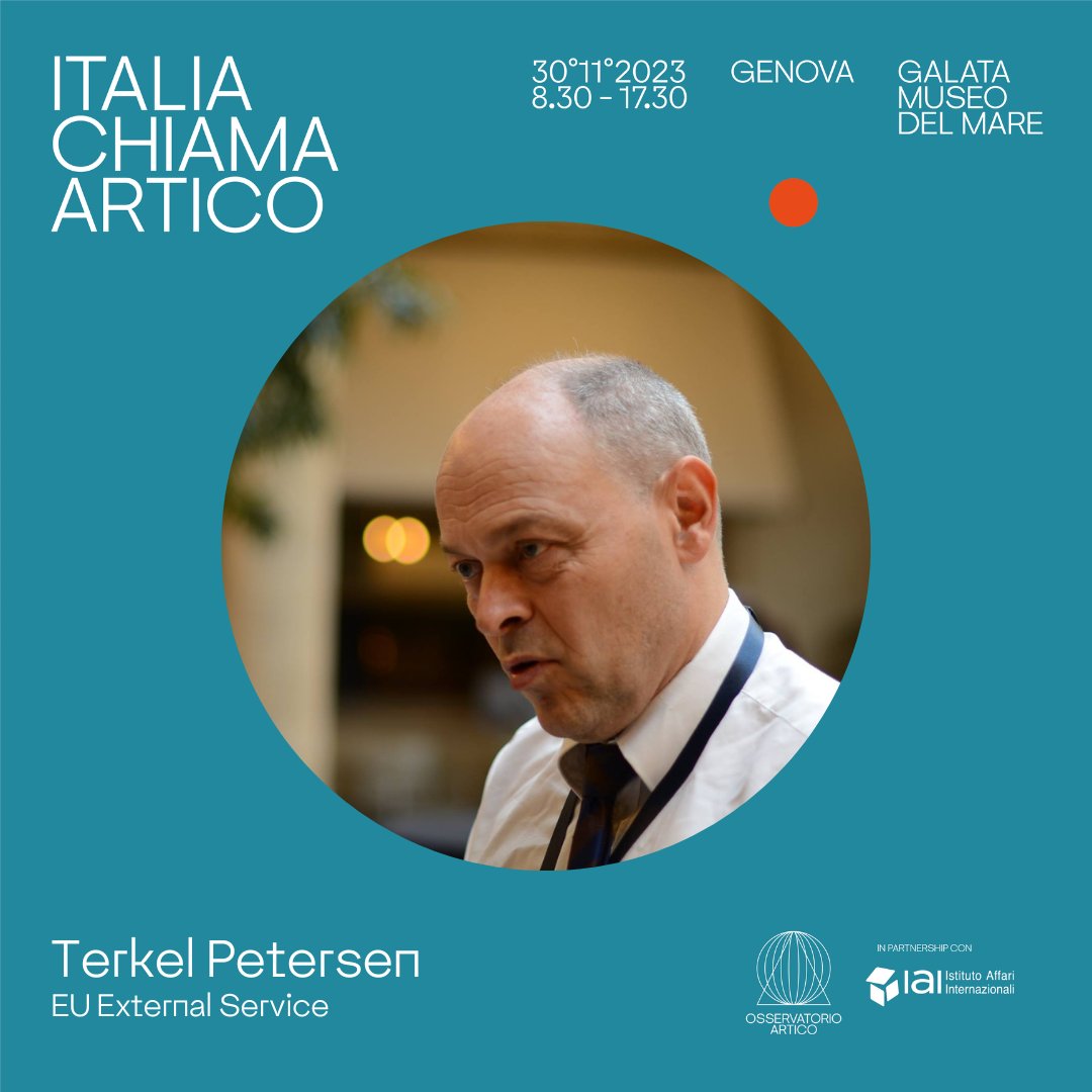 OArtico's tweet photo. 𝗜𝘁𝗮𝗹𝗶𝗮 𝗰𝗵𝗶𝗮𝗺𝗮 𝗔𝗿𝘁𝗶𝗰𝗼 🇮🇹❄️ 

I relatori della prima tavola rotonda, "Il mare al centro"

• Min. Carmine Robustelli @ItalyMFA
• C.V. Carlo Marchi @ItalianNavy 
• Carlo Barbante @CNRSocial_
• Terkel Petersen @eu_eeas

Il programma: https://t.co/DBmY3XuCwq https://t.co/OrEex2gWGE