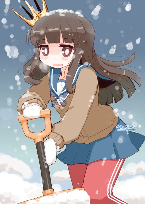 「シャベル 雪」のTwitter画像/イラスト(新着)