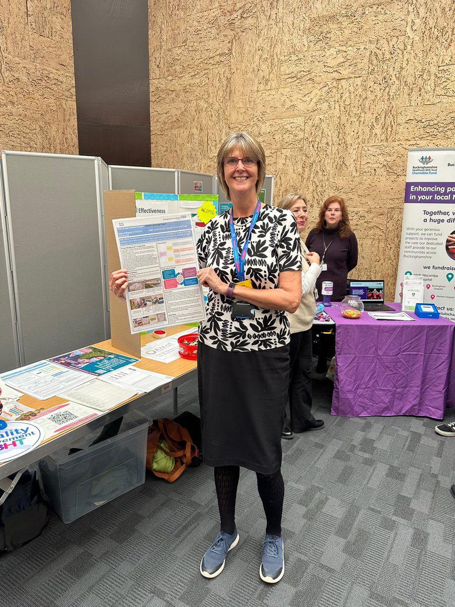 BHTQI's tweet photo. Lynda accepting project on a page for Clinical Audit role in collecting service user feedback on the design of Paediatric Emergent Department @BucksHealthcare https://t.co/yk80yrFMDs